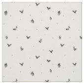 Eichhörnchenschwarzweiss-Mustergewebe Stoff (Muster)