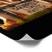 Eichhörnchensticker Poster (Ecke)