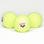 Eichhörnchentennis BallSet von 3 Tennisbälle (Multi)