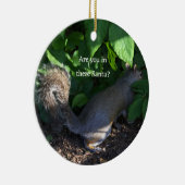 Eichhörnchenverzierung Keramik Ornament (Rechts)
