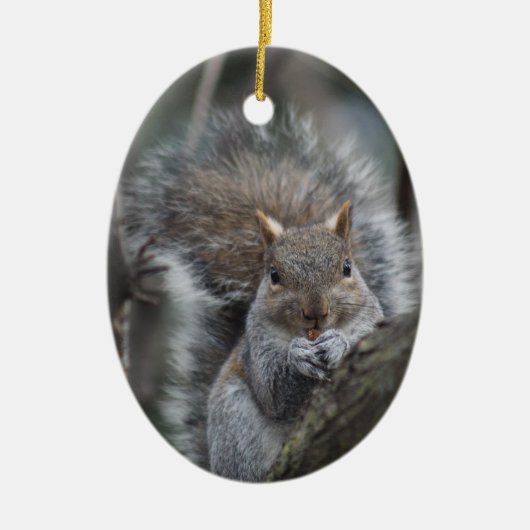 Eichhörnchenverzierung Keramikornament (Vorne)