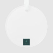 Eichhörnchenverzierung Ornament (Rückseite)