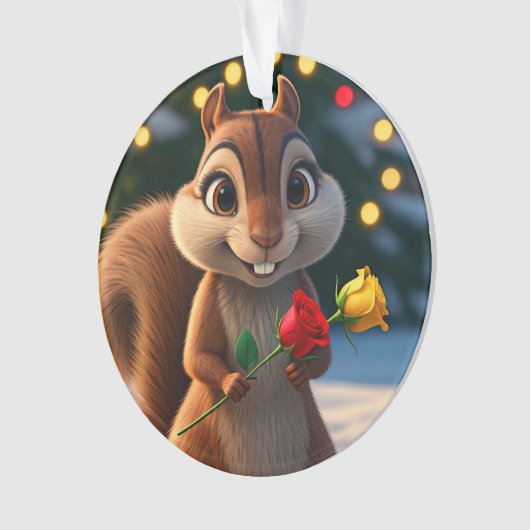 Eichhörnchenverzierung Ornament (Vorderseite)