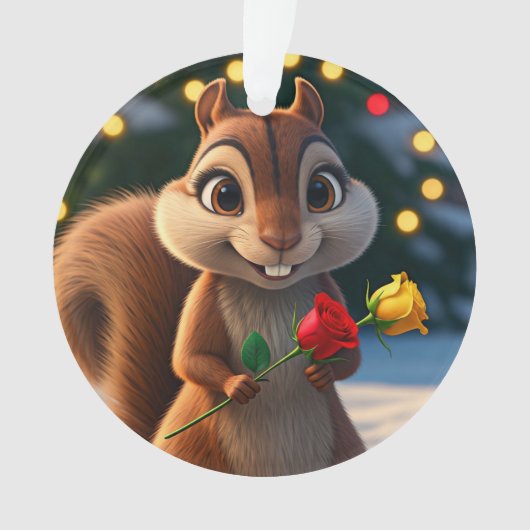 Eichhörnchenverzierung Ornament (Vorderseite)