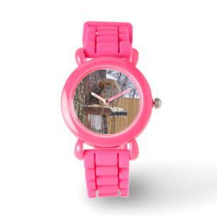 Eichhörnchenwache Armbanduhr