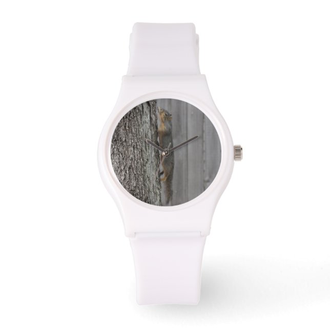 Eichhörnchenwache Armbanduhr (Vorderseite)