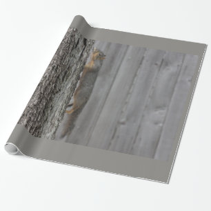 Eichhörnchenwackelpapier Geschenkpapier