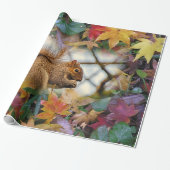 Eichhörnchenwackelpapier Geschenkpapier (Ungerollt)