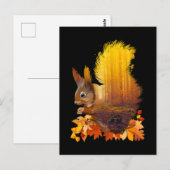 Eichhörnchenwald Animal Lover Postkarte (Vorne/Hinten)