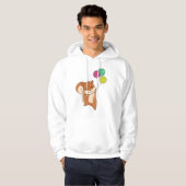 Eichhörnchenwald Fliegen Balloons Hoodie (Vorne ganz)
