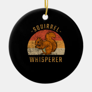 Eichhörnchenwald Keramik Ornament