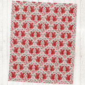 Eichhörnchenwald Waldmuster Fleecedecke