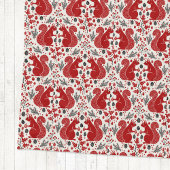 Eichhörnchenwald Waldmuster Fleecedecke