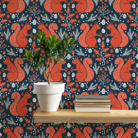 Eichhörnchenwald Waldmuster