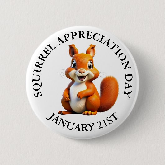 Eichhörnchenwertungstag 21. Januar Button (Vorderseite)