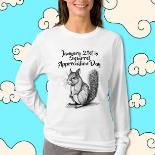 Eichhörnchenwertungstag 21. Januar T-Shirt