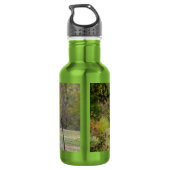 Eichhörnchenzaun Pose Edelstahl Wasserflasche (Rückseite)