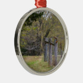 Eichhörnchenzäune Pose Ornament Aus Metall (Rechts)