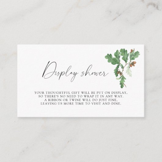 Eichhörner - Dusche anzeigen Begleitkarte (Vorderseite)