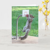 Eichhörrel Slam Dunk Karte (Gelbe Blume)