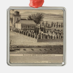 Eichler, Meyer-Wohnsitze Silbernes Ornament