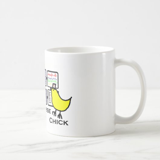 eICU Krankenschwesterküken Kaffeetasse (Rechts)