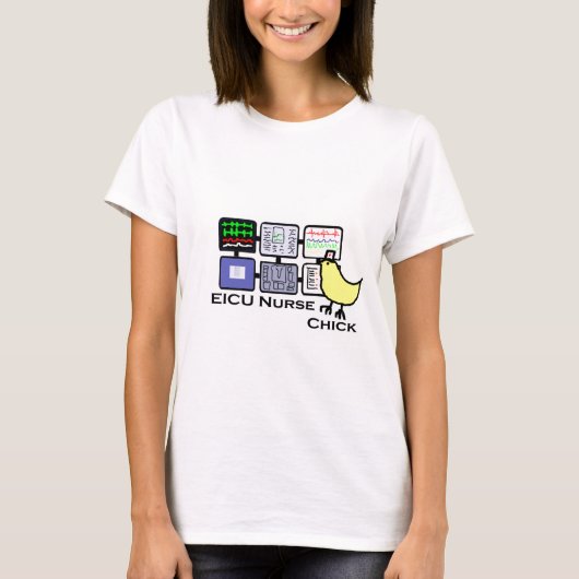 eICU Krankenschwesterküken T-Shirt (Vorderseite)