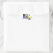 eICU Nurse chick Runder Aufkleber (Tasche)