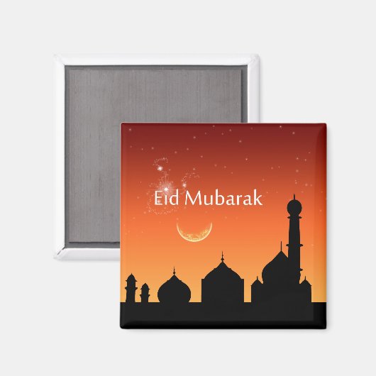Eid Abend Sky - Magnet (Vorderseite/Rückseite)