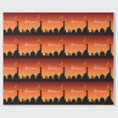 Eid Abends-Himmel - Verpackungs-Papier Geschenkpapier (Flach)