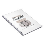 Eid Adha Mubarak Arabic Calligraphy Wall Art  Notizblock (Rechte Seite)