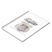 Eid Adha Mubarak Arabic Calligraphy Wall Art  Notizblock (Linke Seite)