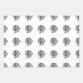 Eid Adha Mubarak Arabic Text Geschenkpapier (Vorderseite)