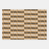 Eid Adha Mubarak Kaaba Sheep Pattern Geschenkpapier Set (Vorderseite 2)