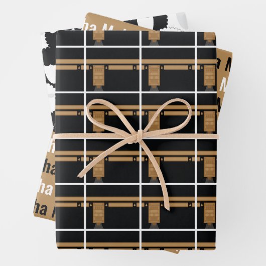 Eid Adha Mubarak Kaaba Sheep Pattern Geschenkpapier Set (Beispiel)