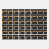 Eid Adha Mubarak Kaaba Sheep Pattern Geschenkpapier Set (Vorderseite)