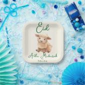Eid Al Adha Beige Süße Schaf Abendessen  Pappteller (Party)