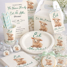 Eid Al Adha Beige Süße Schaf Party