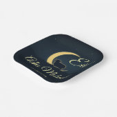 Eid  Al Adha Dark Blue Sheep Dinner  Pappteller (Gewinkelt)