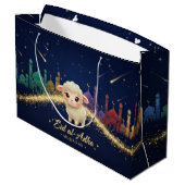 Eid-al-Adha Große Geschenktüte (Rückseite Schrägansicht)