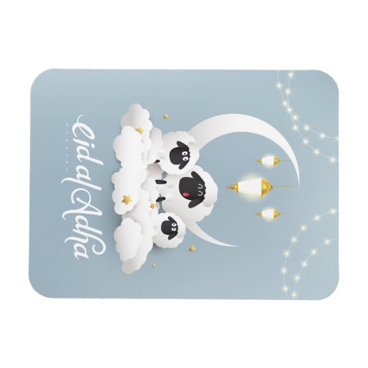 Eid-Al-Adha-Grußkarte Magnet (Horizontal)