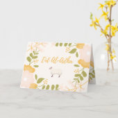 Eid al-Adha Karte (Gelbe Blume)