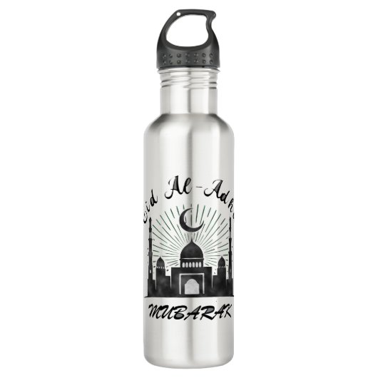 EID AL ADHA MUBARAK 2023 EDELSTAHLFLASCHE (Vorderseite)