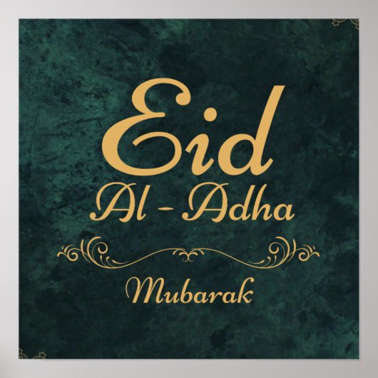 EID AL ADHA MUBARAK 2025 POSTER (Vorne)