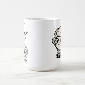 Eid al-Adha Mubarak Arabic Calligraphy Kaffeetasse (Mittel)