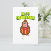 Eid Al Adha Mubarak Karte (Stehend Vorderseite)
