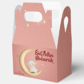 Eid  Al Adha Mubarak  Modern Pink Geschenkschachtel (Offen)