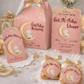 Eid Al-Adha Mubarak Pink Geschenkanhänger