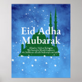 Eid Al-adha Mubarak Poster (Vorne)