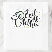 Eid al-adha mubarak rechteckiger aufkleber (Tasche)